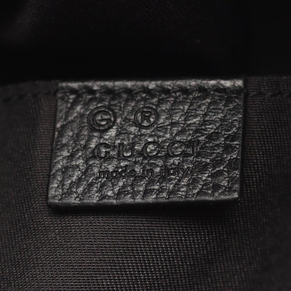 GUCCI Black Leather Fanny Pack - Picture 4 of 5